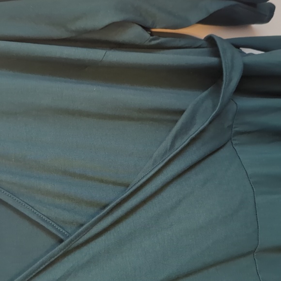 Dark Green Wrap Dress, Brand New with Tags - Picture 4 of 4